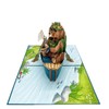 Liif Fishing Fathers Day Card, Fathers Day Pop Up Card,
