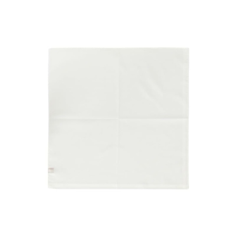 Orobianco 24406010 Handkerchief Men's Yarn-Dyed Handkerchief, Men's, White [C]