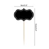 Pack of 56 Party Buffet Food Labels Blank Toothpick Flags