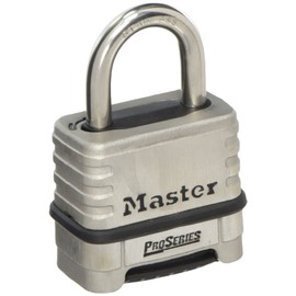 Master Lock Padlock, ProSeries® Stainless Steel Padlock, High Security Lock, Resettable Combination Lock, Best Used for Construction Sites, Industrial Sites, Manufacturing Enviorments and More