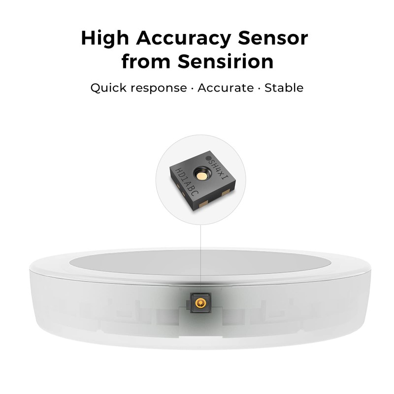 Qingping Thermometer Hygrometer Sensor Works with HomeKit (Only Works with