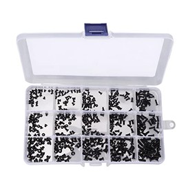 450 Tornillos para Computadora Portátil, M2X3 M2X4 M2X5 M2X6 M2X8 M2.5X3 M2.5X4 M2.5X5 M2.5X6 M2.5X8 M3X4 M3X5 M3X6 M3X8 M3X10 Tipo Tornillo para Reparación de Computadora Portátil