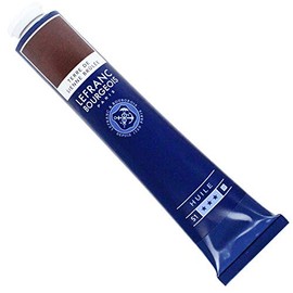 Lefranc Bourgeois 810085 Fine Oil Paint, Lightfast with Excellent Coverage and High Colour Intensity, Even Consistency and Optimal Mixability, 150 ml Tube - Burnt Siena