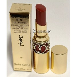 Yves Saint Laurent Rouge Volupte Shine Oil In Stick Shade 161 ROSEWOOD BEAT 3.2g