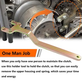 BIGLKNM TRA Clutch Holder Tool for Ski-Doo 2003 and Newer TRA Primary Clutches, TRA3, TRA5 and TRA7 Summit Renegade 600 800 800R 1000 1200 XRS