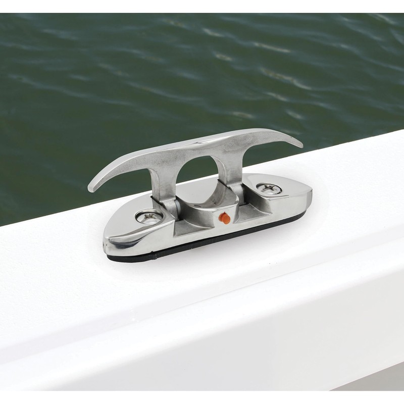 Extreme Max 3006.6631 Folding Stainless Steel Cleat - 4-1/2”, Each