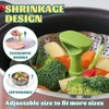 Premium Stainless Steel Folding Steaming Basket (Green11s)