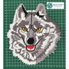 Big Wolf Back Patch Grey - 20.2 x 22.5 cm