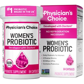 CANEROPhysicians Choice Probiotics for Women - PH Balance, Digestive, UT,  Feminine Health - 50 Billion CFU - 6 Unique Strains for Women - Organic... 