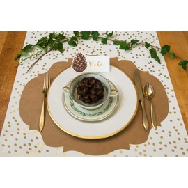 Hester & Cook Paper Placemat, Pad of 12 (Die-Cut French Frame)