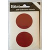 Company Seals, 50mm Diameter, 8 Labels per Packet. Serrated Edge,