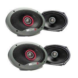 MB Quart Maxxsonics FKB169 Formula 6 x 9 Inch 2 Way Coaxial Speakers (4 Pack)