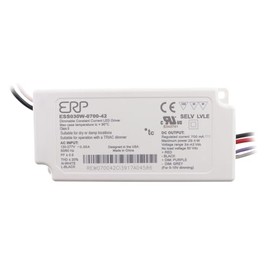 ERP POWER ESS030W-0700-42 ESS030 Series 29.4 W 700 mA 42 V Output Max Constant Current LED Driver - 1 Item(s)