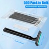 MAGDIY Disposable Razors Bulk for Men 500 Pack, Homeless Supplies