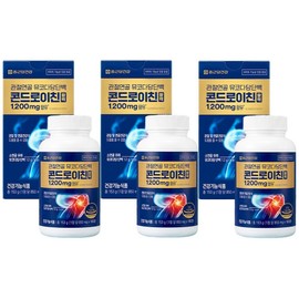 Chong Kun Dang Health Chondroitin Vitality 1200 Eom Hong-gil Mucopolysaccharide Protein IQ Shop, 180 tablets, 3 cans (9 months) / 종근당건강 콘드로이친 활력 1200 엄홍길 뮤코다당단백 아이큐샵, 180정, 3통(9개월분)