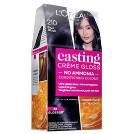 L'Oreal Casting Creme Gloss Semi-Permanent Hair Colour 210 Blue Black
