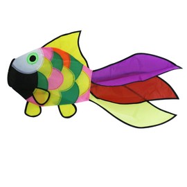 emma kites Cute Rainbow Fish Windsock Spinner Spiral 32-inch