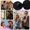 SOVNSG 4PCS Black Microphone Ball Head, Replacement Steel Mesh Grille