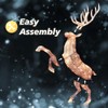 48" Lighted Elk, 90 UL Listed Warm White LED Lights