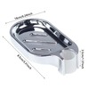 Shower Rail Slide Soap Dish Holder, Adjustable Soap Dish Holder,