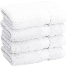 Textile Do Luxury Hand Towel Set -600 GSM-Pack of 2 and 4- Premium Egyptian Cotton Super Soft Hand Towels Bale for Gym Spa (White, 2), 50 x 80 cm