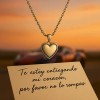 Collar De Culpa Tuya Mia Corazon Regalo Novia Aniversario