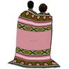 Pure Country Weavers Concho Springs Rose Blanket - Southwest Native