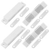 MroMax 8Pcs Double Magnetic Catchs 3.74" Long Plastic Cabinet Latches