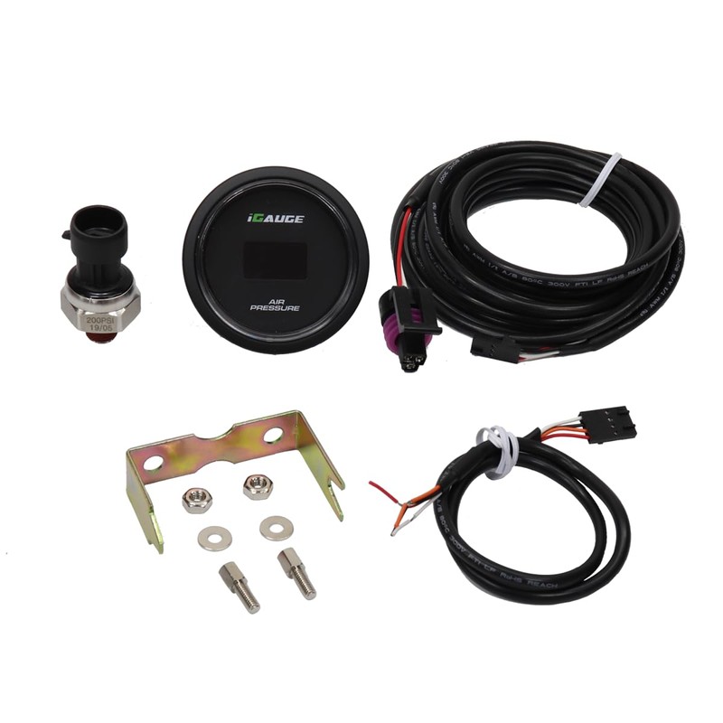 MOTOR METER RACING 52mm 2-1/16" Digital Air Ride Air Bag