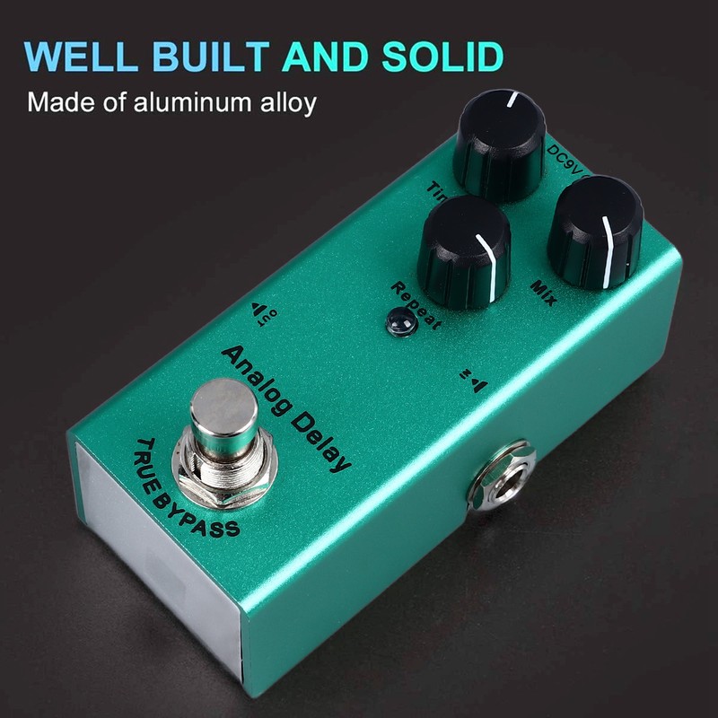 Electric Guitar Effect Pedal Single Type Accurate Adjustment Aluminum Alloy