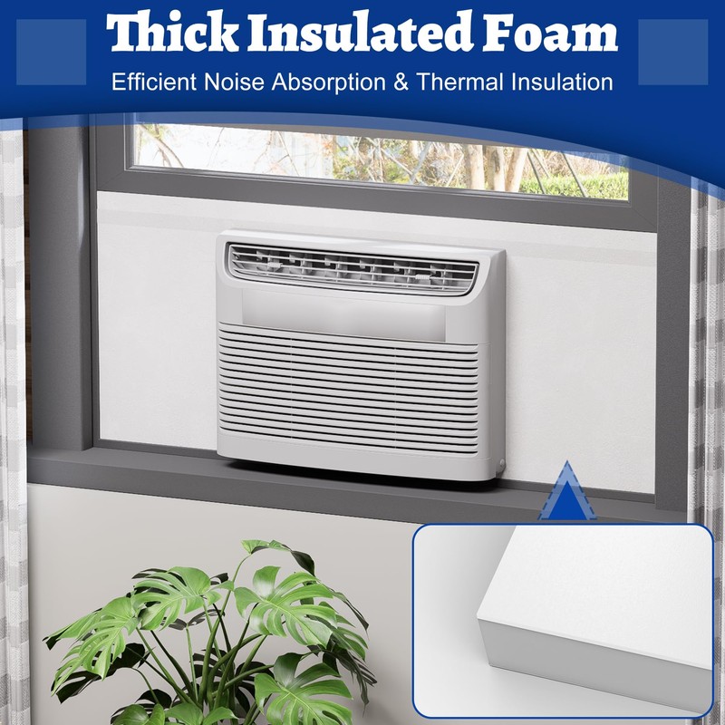 Wintcomfort Window Air Conditioner Insulated Foam Panels with Aluminum Foil,