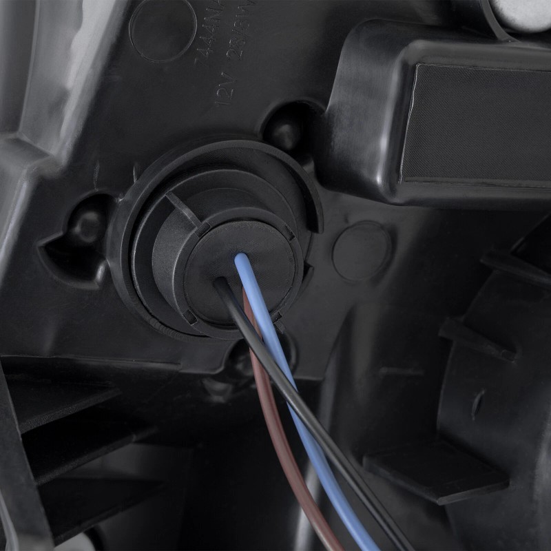 Jupiterauto Pair Black Housing Headlights Assembly For 2010-2015 GMC Terrain