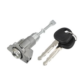 A ABSOPRO Door Lock Cylinder Set Kit with 2 Keys 81970-3XA00 819703XA00 Left Driver Side Door Lock Set Tumbler with Key LH for Hyundai Elantra 2011-2016 1.8L 2.0L Metal