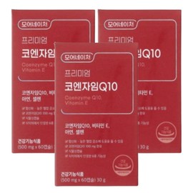 More Nature 모어네이처 프리미엄 코엔자임 Q10 60캡슐 / 3개 항산화 혈압 감소 도움