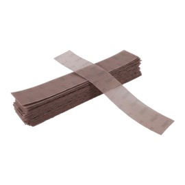 HEROFFIX 50 Pcs Car Wood Sanding Discs Smoothing Hook & Loop Sandpaper for Woodworking, Automotive Refinishing 15.75"x2.76" 1000 Grit Brown Aluminum Oxide