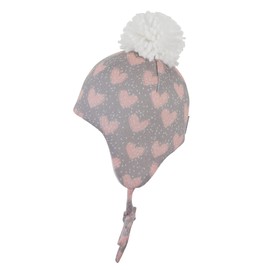 Sterntaler Baby Girl Inca Bomber Hat, Gravel