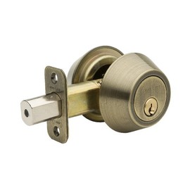 Copper Creek DB2420AB Double Cylinder Deadbolt in AB Finish