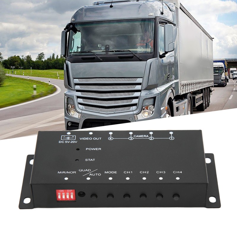 Mobile Digital Video Splitter 4 Channel Mini Video Splitter 720P