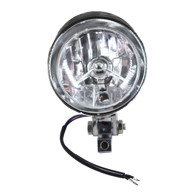 RainMan S Headlights Motorcycle Visor Chrome Head Light Lamp Replacement