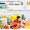 Yotelab Large 5 Gallon Plastic Zipper Storage Bags, 18x24 Inches