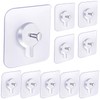 YOGEERNIC Adhesive Hooks for Wall(13lb Max), Wall Hangers Without Nails