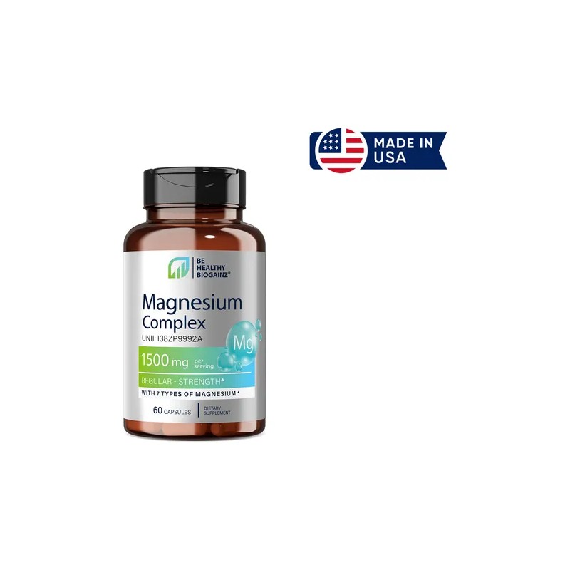 Magnesio Complex | Con 7 Magnesios: Citrato , Glicinato Sabor