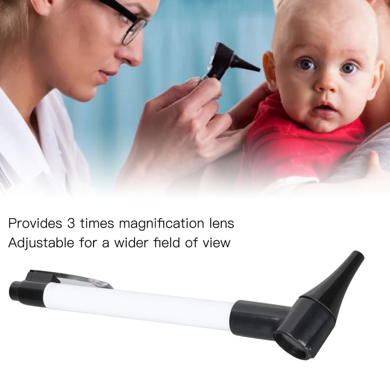 Ear Otoscope Diagnostic Ear Care Tool 3 Times Adjustable Magnifier