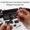 Ellington Pens Luxury Fountain Pen Set - Smooth Medium Nib-