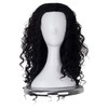 Koonfan Maui Wig Men Long Brown Curly Hair Pirate Cosplay
