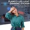 FLANCCI LED Light Blocking Stickers, Light Dimming Stickers, (2 Sheets)