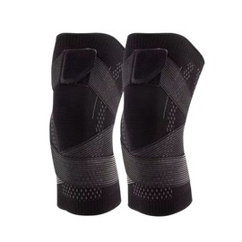 Lyaciomn 2 PCS Sports Unisex Knee Pads, Meniscus Protectors, Knee Compression Sleeve,Knee Wrap,Sports Fitness Parts,XXXL