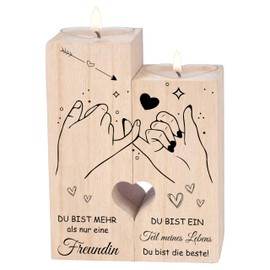 Beste Freundin Geschenke, Geschenk für Sie,Valentinstag Deko Kerzenständer, Geschenke für Freundin, Geburtstagsgeschenk für Freundin,Frauen, Weihnachten，Jahrestag, Hochzeit，Freundschaft