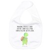 Mr. & Mrs. Panda Organic Baby Bib Tortoise Walker, White