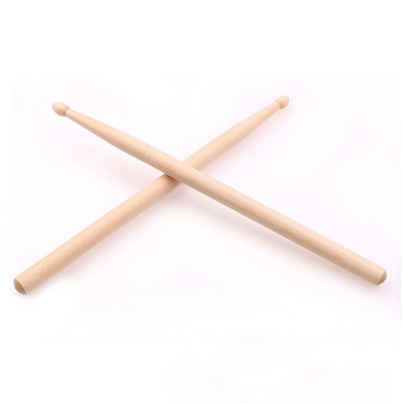 2pcs Wooden Drumstick Drum Stick Drum Tapered Waist Drum Stick